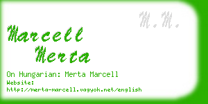 marcell merta business card